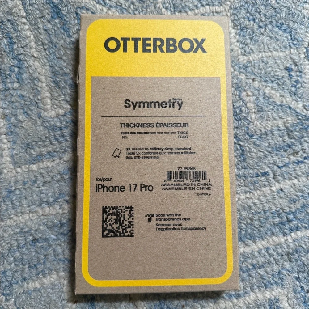 OtterBox iPhone 17 Pro Symmetry Series Clear Case - Purple Mystery